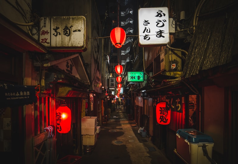 定山渓夏灯路